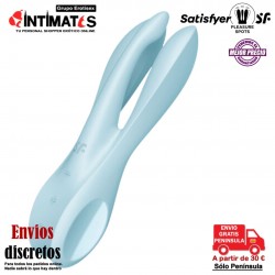 Threesome 1 · Estimulador sensual de clítoris y labios vaginales · Satisfyer
