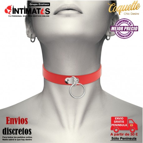 Aro · Gargantilla de cuero vegano · Coquette