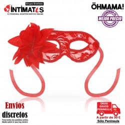 Máscara de fantasía con encajes y flor · ÖhMama