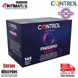 Finissimo Senso · 144 Preservativos · Control