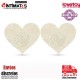 Pezoneras autoadhesivas con forma de flor y corazón - Floral  · Lovetoy