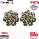 Pezoneras autoadhesivas con forma de flor y corazón - Leopardo · Lovetoy