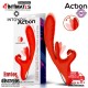 No. TwentyFour · Vibrador Up& Down, lengua Flip-Flap y succión · Action