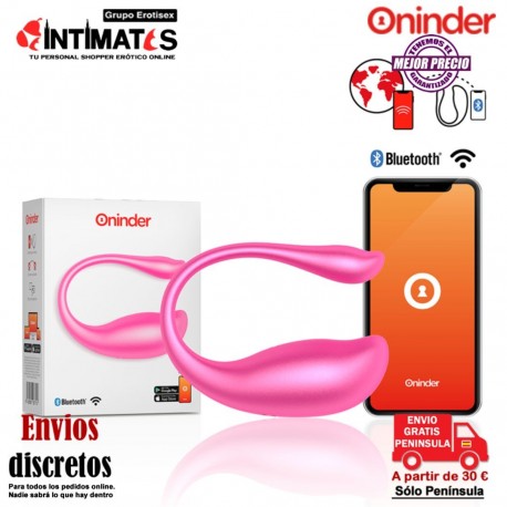 Huevo vibrador con control remoto y App - Rosa · Oninder