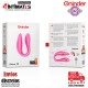 Double Pleasure · Vibrador para parejas con control remoto y App - Rosa · Oninder