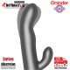 Rabbit & Rotation · Vibrador conejito con App - Negro · Oninder