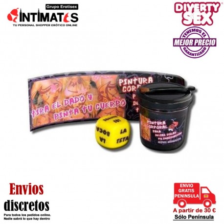 Pintura corporal y dado parte del cuerpo · Diablo Picante