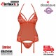 838-COR-3 · Sensual corsé y tanga rojo · Obsessive