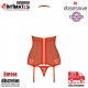 838-COR-3 · Sensual corsé y tanga rojo · Obsessive