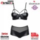 Leatheria · Conjunto picante, sujetador y shorties · Obsessive