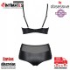 Leatheria · Conjunto picante, sujetador y shorties · Obsessive