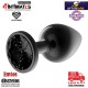 BlackGem - M · Plug anal metálico con joya · AfterDark