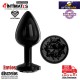BlackGem - L · Plug anal metálico con joya · AfterDark