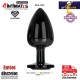 BlackGem - L · Plug anal metálico con joya · AfterDark