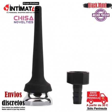 Tapered Enema 4.4" · Accesorio para ducha anal  · Black Mont