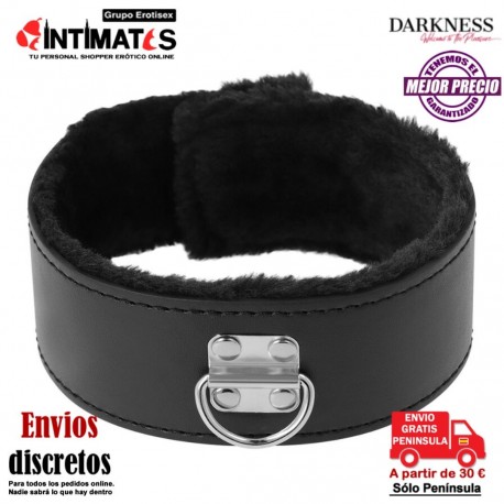 Black Furry Collar · Collar forrado con cadena · Darkness