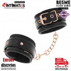 Esposas para muñecas con forro de neopreno · Begme Black Edition