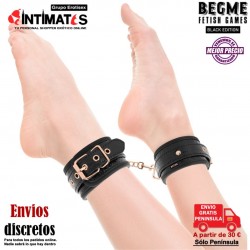 Hog-Tie de cuero vegano · Begme Black Edition
