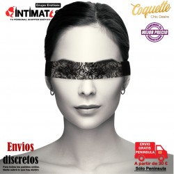 Máscara de encaje negro · Coquette