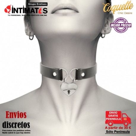Gargantilla con corazón con llave · Coquette Chic Desire