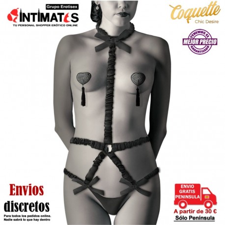 Arnés con pezoneras · Coquette