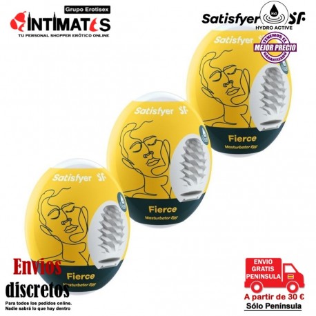 Fierce · Set de 3 huevos masturbador · Satisfyer