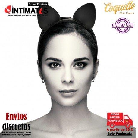 Diadema con orejas de gato · Coquette