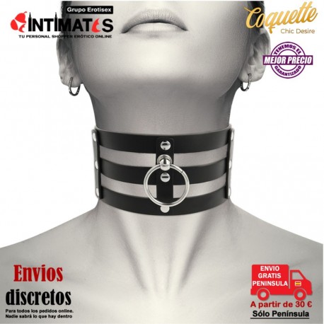 Gargantilla de cuero vegano estilo fetish · Coquette Fantasy