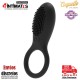 Anillo vibrador recargable - Negro / Dorado · Coquette