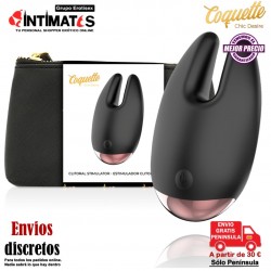 Estimulador de clítoris recargable - Negro / Dorado · Coquette