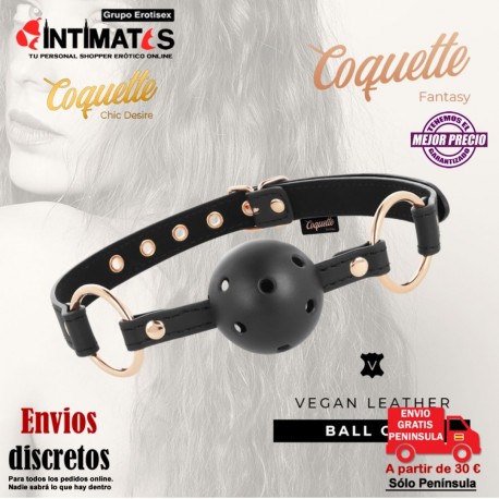 Breathable Ball Gag · Mordaza con bola transpirable · Coquette