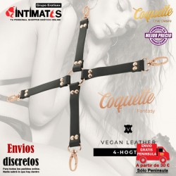Hog-Tie de cuero vegano · Coquette