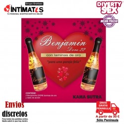 Benjamines dore con láminas de oro · Diverty Sex