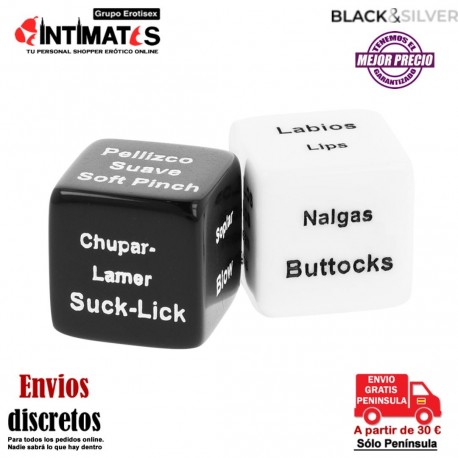 Dados eróticos para parejas · Black&Silver
