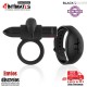 Burton · Anillo vibrador para jugar en pareja · Black&Silver