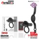 Burton · Anillo vibrador para jugar en pareja · Black&Silver