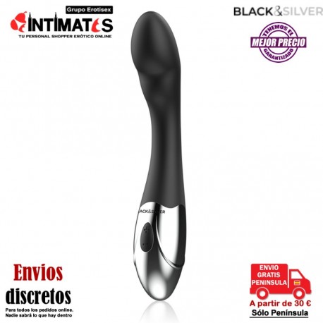 Kilian · Vibrador estimulador recargable · Black&Silver