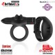 Agron · Anillo vibrador para jugar en pareja · Black&Silver