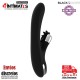 Bunny Johnny · Vibrador con estimulador de clítoris · Black&Silver