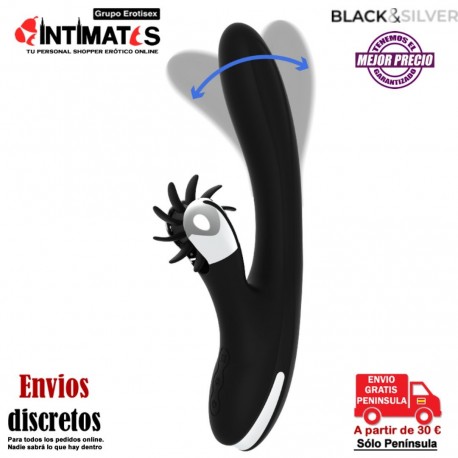Bunny Grimm · Vibrador Wave · Black&Silver