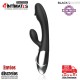 Johnny · Vibrador con estimulador de clítoris · Black&Silver