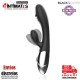 Johnny · Vibrador con estimulador de clítoris · Black&Silver