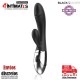 Johnny · Vibrador con estimulador de clítoris · Black&Silver