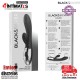 Johnny · Vibrador con estimulador de clítoris · Black&Silver