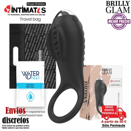 Alan · Anillo vibrador con funda y estimulador de clítoris · Brilly Glam