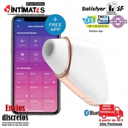 Love Triangle Connect App · Air Pulse Stimulator + Vibration · Satisfyer