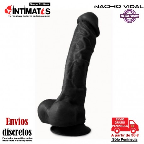 Réplica Pene Nacho Vidal - Negro · NV By Nacho Vidal