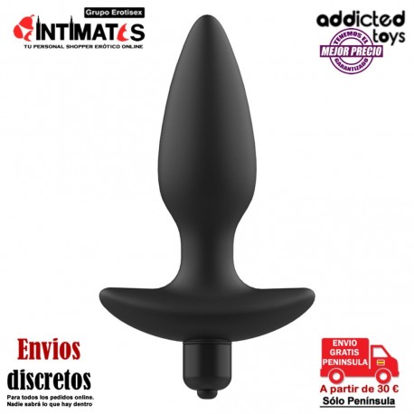 Anal massager · Plug anal con vibración 84mm · Addicted toys