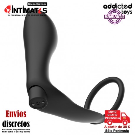 Anal Plug & Cock Ring · Control remoto recargable · Addicted toys