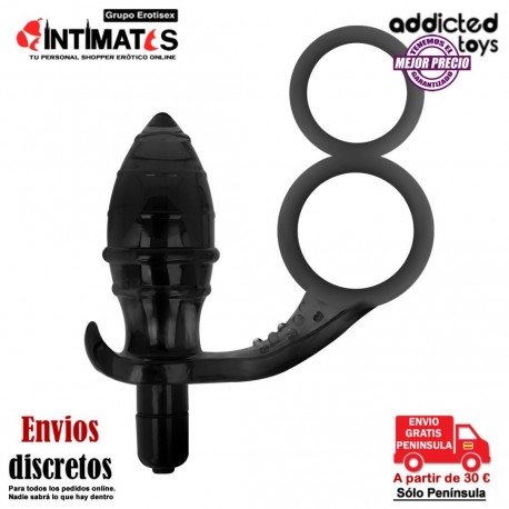 Anal Plug & Double Cock Ring · Addicted toys